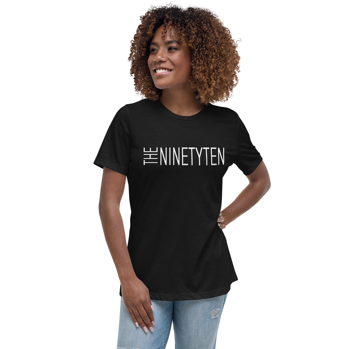 Ninetyten Ladies Relaxed T-Shirt - Black