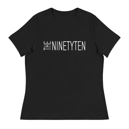 Ninetyten Ladies Relaxed T-Shirt - Black