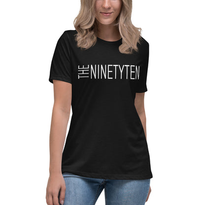 Ninetyten Ladies Relaxed T-Shirt - Black